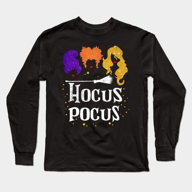 Sanderson Sisters Tour Funny Halloween Witches Movie Long Sleeve T-Shirt by gallaugherus